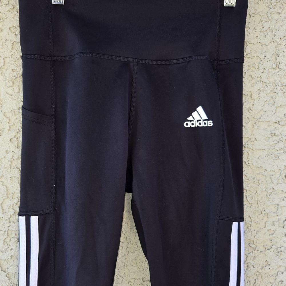 Adidas Aeroready Black Leggings - Picture 2 of 7